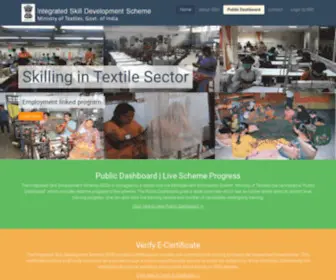 ISDS-Textiles.gov.in(ISDS Textiles) Screenshot