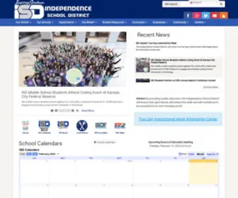 Isdschools.org(Independence School District) Screenshot