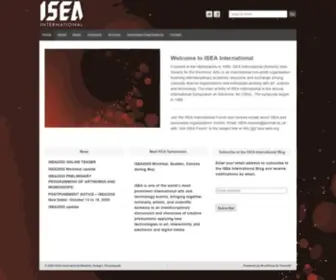 Isea-WEB.org(ISEA WEB) Screenshot