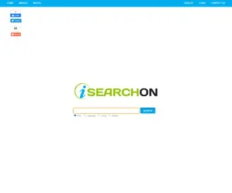 Isearchon.com(Social Search) Screenshot