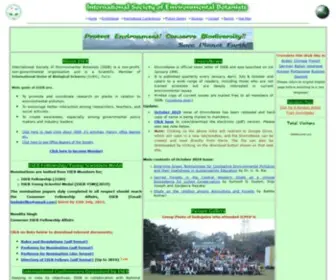 Isebindia.com(International Society of Environmental Botanists (ISEB)) Screenshot