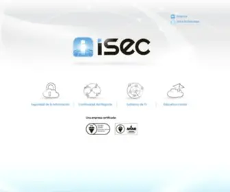 Isec.pe(ISEC Perú) Screenshot