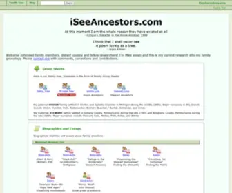 Iseeancestors.com(Family Tree) Screenshot