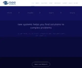 Iseesystems.com(Isee systems) Screenshot