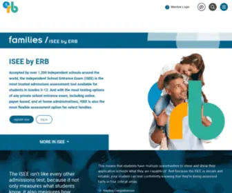 Iseetest.org(ISEE by ERB offers more flexible) Screenshot