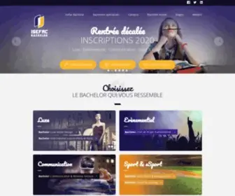 Isefac-Bachelor.fr(Isefac Bachelor) Screenshot