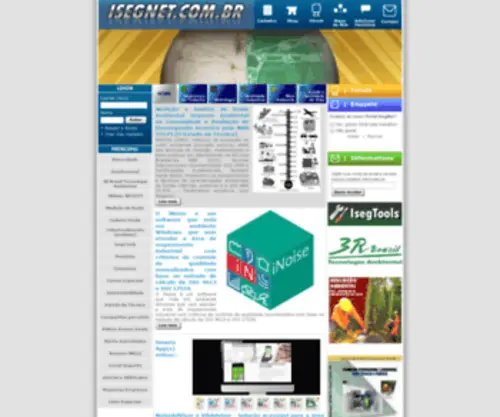 Isegnet.com.br(Isegnet) Screenshot