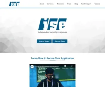 Ise.io(Independent Security Evaluators (ISE)) Screenshot