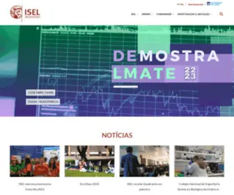 Isel.pt(Instituto Superior de Engenharia de Lisboa) Screenshot