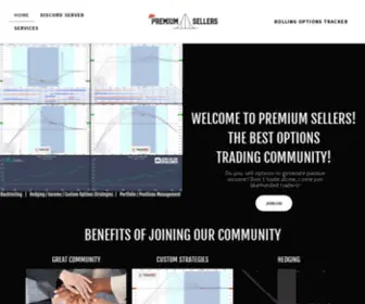 Isellpremium.com(Best options trading) Screenshot