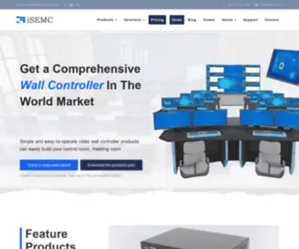 Isemc.com(Video Wall Solution Expert) Screenshot