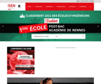 Isen-Brest.fr(École d'Ingénieurs ISEN Brest) Screenshot