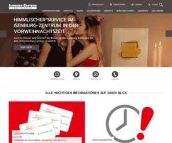 Isenburg-Zentrum.com(Shop-Vielfalt mit Anspruch) Screenshot