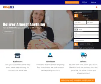 Isenders.com(Express Delivery Service) Screenshot