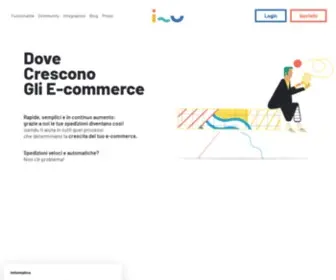Isendu.com(Piattaforma di spedizioni che fa crescere gli e) Screenshot