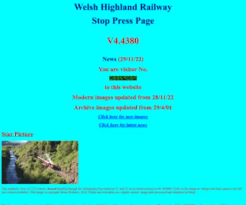 Isengard.co.uk(Welsh Highland Railway) Screenshot