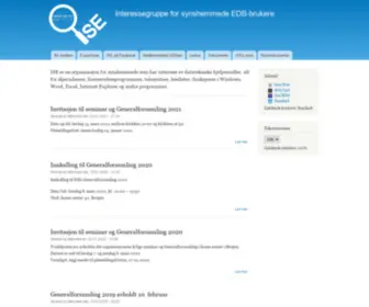 Ise.no(Interessegruppe for synshemmede EDB) Screenshot