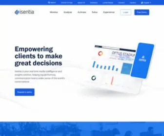 Isentia.co.nz(Media Monitoring Tools & Services) Screenshot