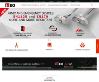 Iseo-Deutschland.eu(Wilkommen auf der offiziellen ISEO Webseite) Screenshot