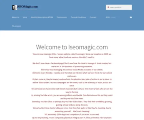 Iseomagic.com(Prepare To Lose Your Anonymity) Screenshot