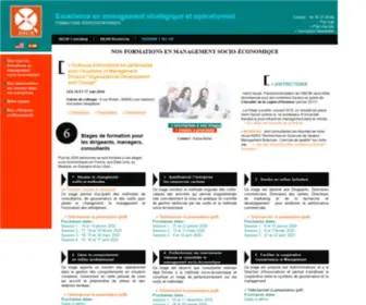 Iseor-Formations.com(Formations en management) Screenshot