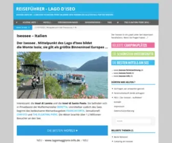 Iseosee-Info.de(Iseosee in Italien) Screenshot