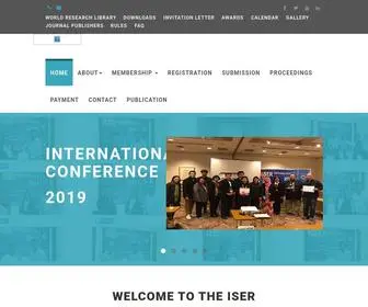 Iser.co(ISER International Conference) Screenshot