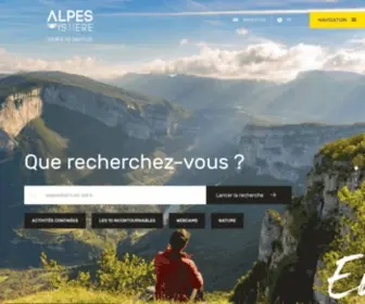 Isere-Tourisme.com(Isère Tourisme) Screenshot