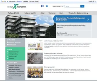Iserlohn.de(Aktuelles ) Screenshot