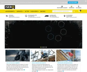 Isero.nl(Bestel online of bezoek een van onze vestigingen) Screenshot