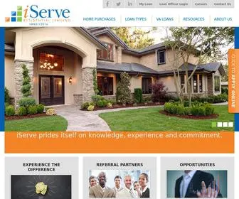 Iservelending.com(IServe Residential Lending) Screenshot