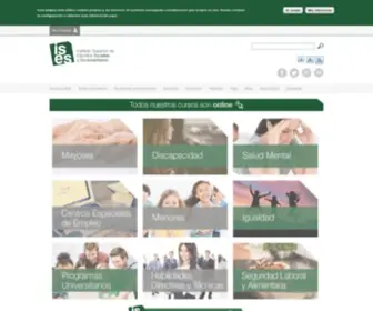 Isesinstituto.com(Instituto Superior de Estudios Sociales y Sociosanitarios) Screenshot