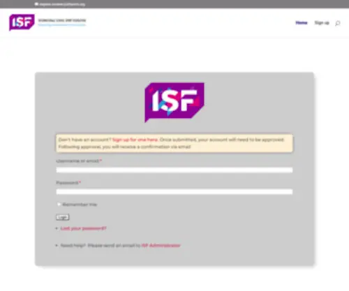 ISF-Eras.org(ISF Eras) Screenshot