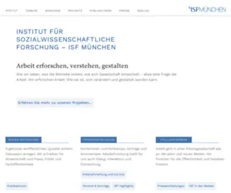 ISF-Muenchen.de(Startseite) Screenshot