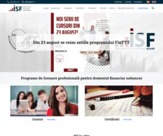 Isfin.ro(Pentru domeniul financiar nebancar) Screenshot
