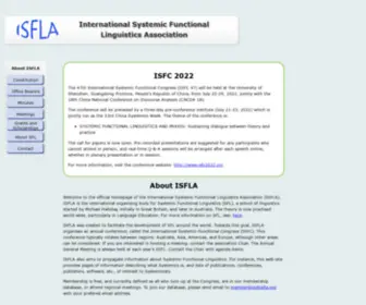Isfla.org(About ISFLA) Screenshot