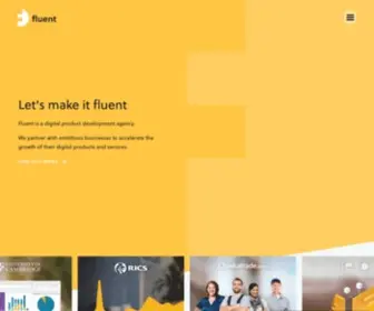 Isfluent.com(Let's make it fluent. Fluent) Screenshot