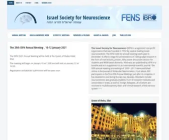 ISFN.org.il(Israel Society for Neuroscience (ISFN)) Screenshot