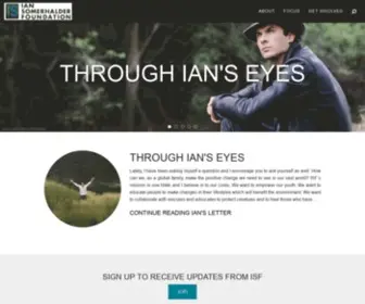 Isfoundation.com(Ian Somerhalder Foundation) Screenshot