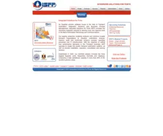 Isfpegypt.com(Integrated Solutions for Ports) Screenshot