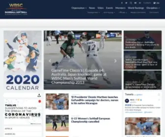 Isfsoftball.org(World Baseball Softball Confederation) Screenshot