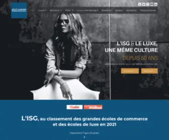 ISG-Luxury.fr(L’Ecole du Luxe) Screenshot