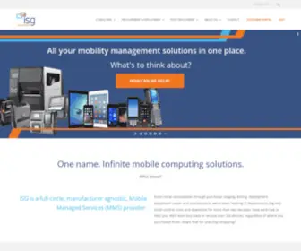 ISG-Service.com(ISG Technologies Your Mobile Managed Services Provider) Screenshot
