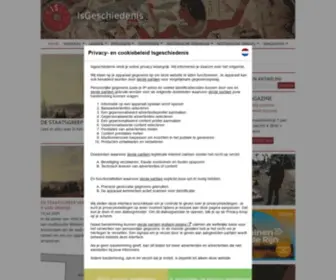 Isgeschiedenis.nl(Beleef de geschiedenis) Screenshot