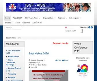 ISGF.org(L'Amitié) Screenshot