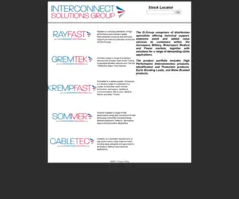 Isgroup-International.com(The Interconnect Solutions Group) Screenshot