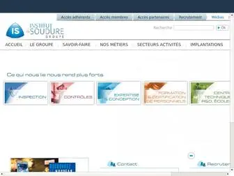 Isgroupe.com(Un Groupe apporteur de solutions depuis 1905) Screenshot