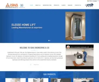 Ishaengineering.com(Isha Engineering) Screenshot