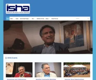 Ishanews.org(The institute for the study of human awareness) Screenshot