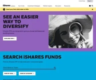 Ishares.com(Exchange-Traded Funds (ETF’s)) Screenshot